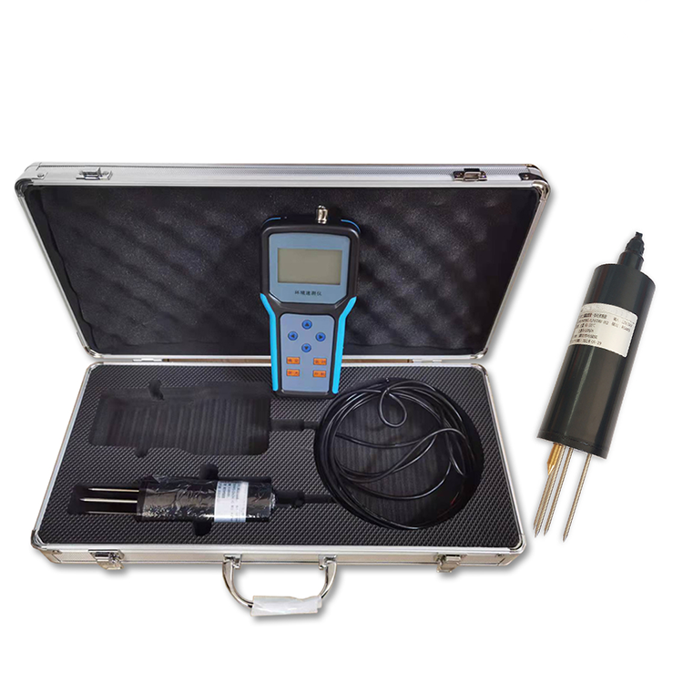 Portable soil testing device