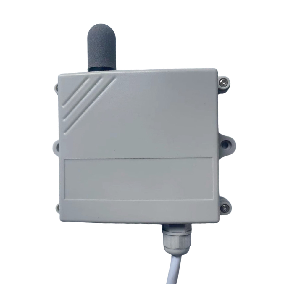 Wall-mounted temperature and humidity sensors used in storage warehouses, greenhouses